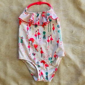 Sunuva Swimsuit with flamingos